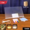 led acrylic writing board with usb power (1 set)