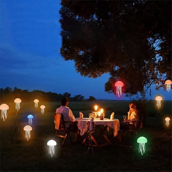 jellyfish shape led mood light lamp (1 pc)