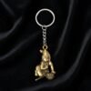 premium antique gold metal bal krishna makhan chor keychain (1 pc)