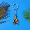 premium antique gold metal bal krishna makhan chor keychain (1 pc)