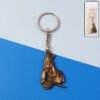 premium antique gold metal bal krishna makhan chor keychain (1 pc)