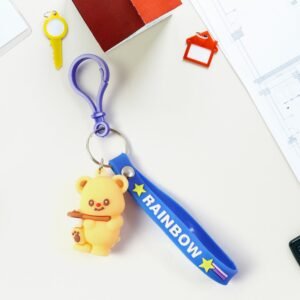 cute bear character keychain (1 pc) cute bear character keychain (1 pc)