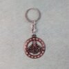 decorative metal â€œjai shree shyamâ€ keychain (1 pc)