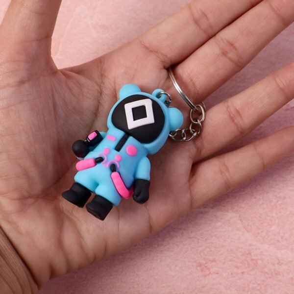 cute character themed soft silicone keychain (mix desgin / 1 pc)