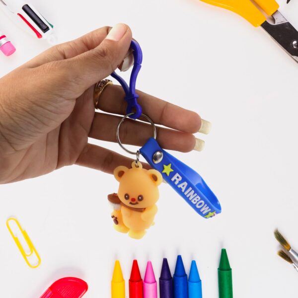 cute bear character keychain (1 pc) cute bear character keychain (1 pc)