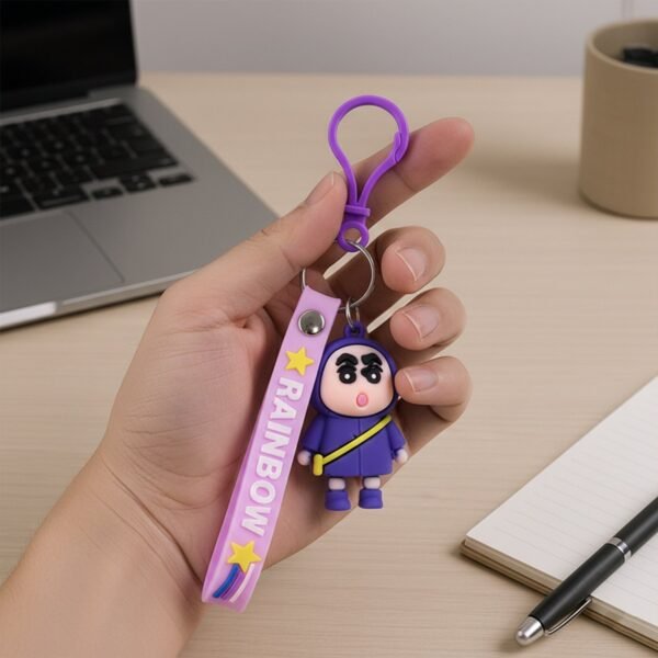 cute cartoon character silicone keychain (1 pc) cute cartoon character silicone keychain (1 pc)