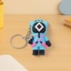 cute character themed soft silicone keychain (mix desgin / 1 pc)