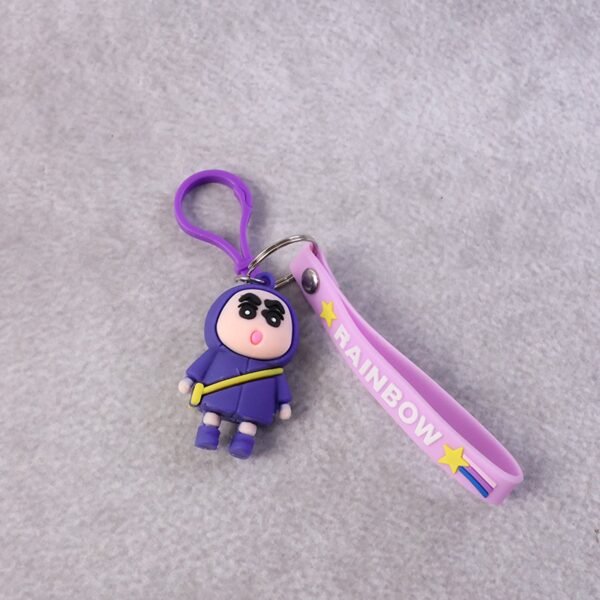 cute cartoon character silicone keychain (1 pc) cute cartoon character silicone keychain (1 pc)
