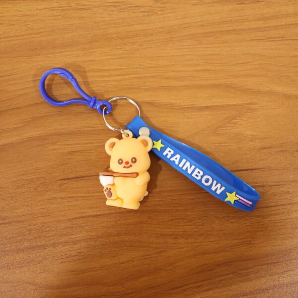 cute bear character keychain (1 pc) cute bear character keychain (1 pc)