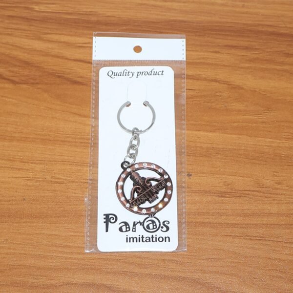 decorative metal â€œjai shree shyamâ€ keychain (1 pc)
