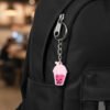 cute bubble tea cartoon keychain (1 pc)