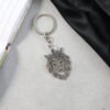 stylish metal lion head keychain (1 pc)