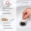 5 pcs multipurpose sink drain hair catcher & strainer filter (30~45 mm)