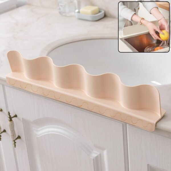 premium kitchen sink splash guard (1 pc / 49 cm long)