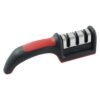 3 stage knife sharpener tool with ergonomic handle (1 pc)