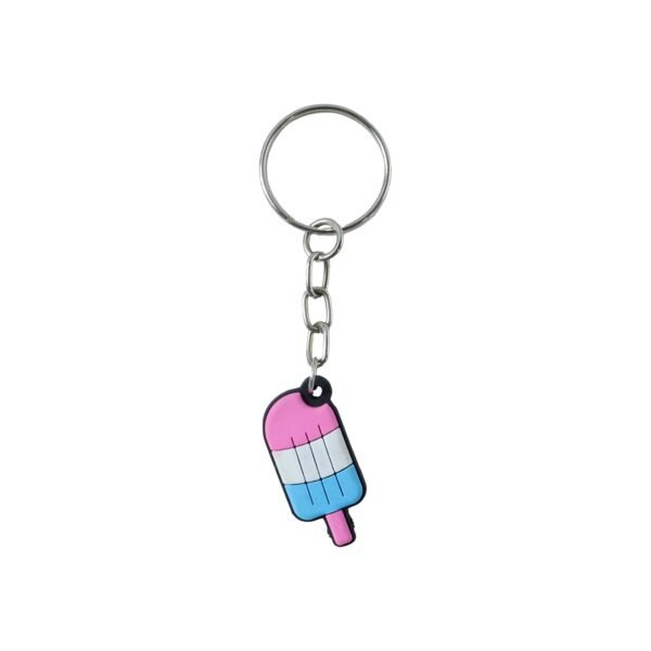 cute ice cream popsicle shape cartoon keychain (1 pc)