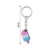 cute ice cream popsicle shape cartoon keychain (1 pc)