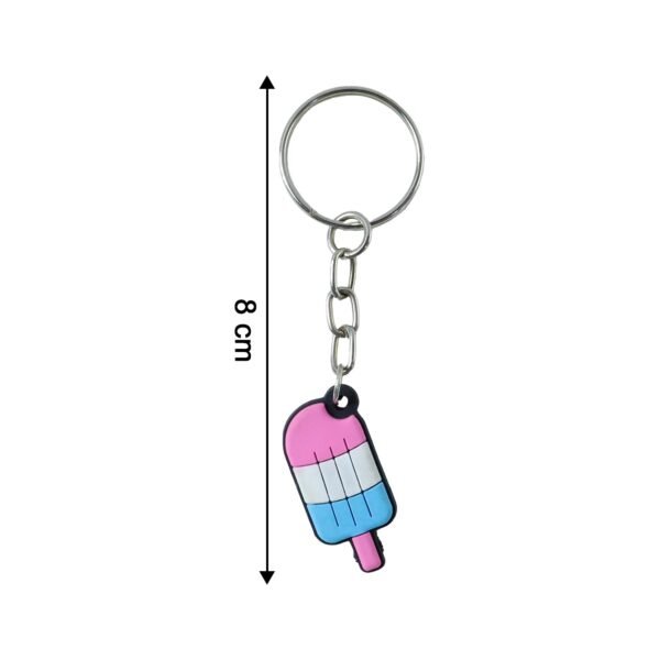 cute ice cream popsicle shape cartoon keychain (1 pc)
