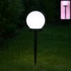 solar powered led garden globe pathway light (1 pc)