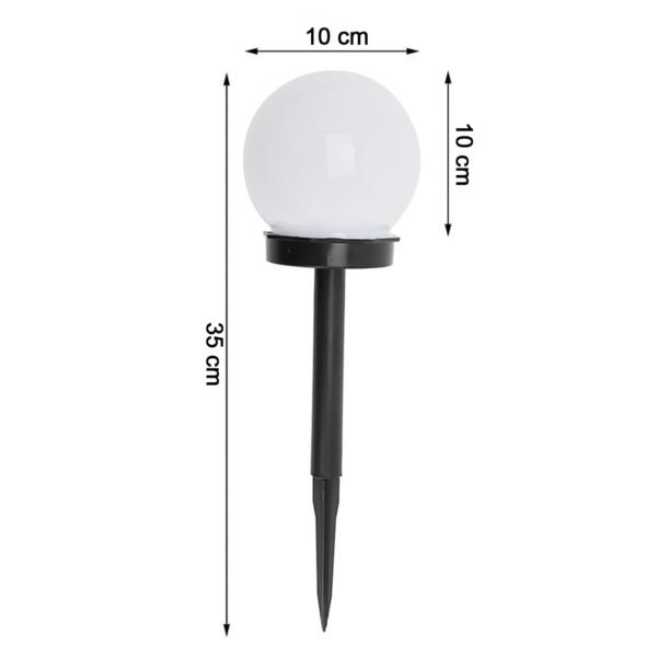solar powered led garden globe pathway light (1 pc)