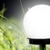solar powered led garden globe pathway light (1 pc)