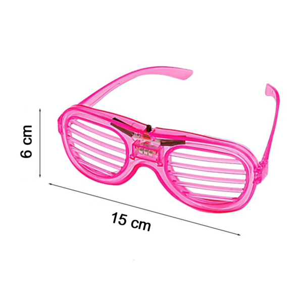 led light up party glasses for night events (1 pc)