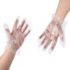 eco friendly kitchen hand gloves, disposable hand gloves, free size (100 pc)