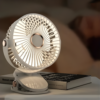 portable mini fan with clip stand (1 pc)
