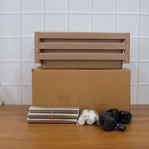 3 layer multipurpose storage trolley