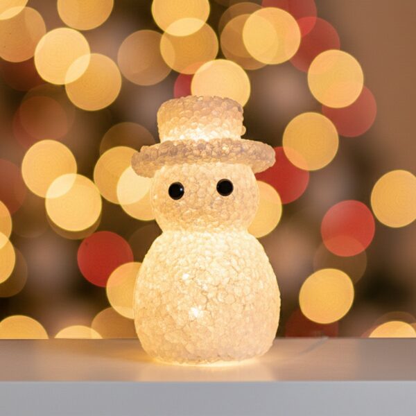 snowman shaped decorative led night lamp (1 pc) snowman shaped decorative led night lamp (1 pc)