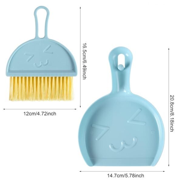 2 in 1 mini cleaning dustpan & hand brush set (1 set)