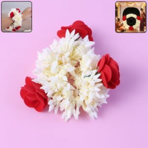 traditional artificial flower gajra (1 pc)