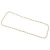 elegant pearl beaded necklace with golden chain accents (1 pc)