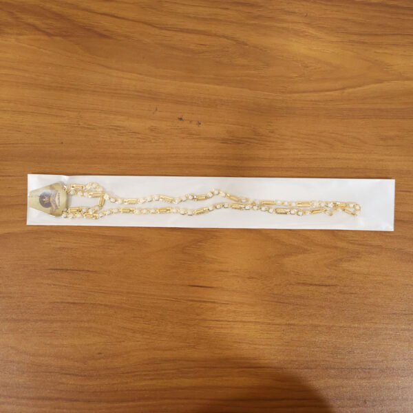 gold tone designer chain necklace (1 pc)