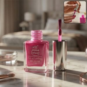 long lasting glossy nail colour for women (5 ml, mix color, 1 pc)