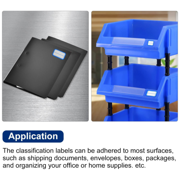 writable label stickers â€“ 50 sheets self adhesive label