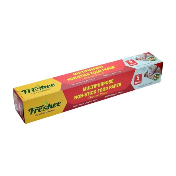 freshee multipurpose grease proof & non stick food paper roll â€” 300 mm Ã— 5 meter