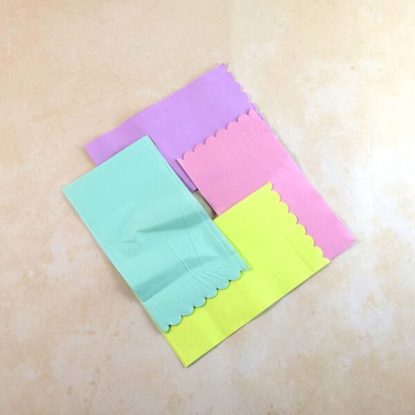 multicolor decorative baking paper sheets (38 x 33 cm / 200 pc)