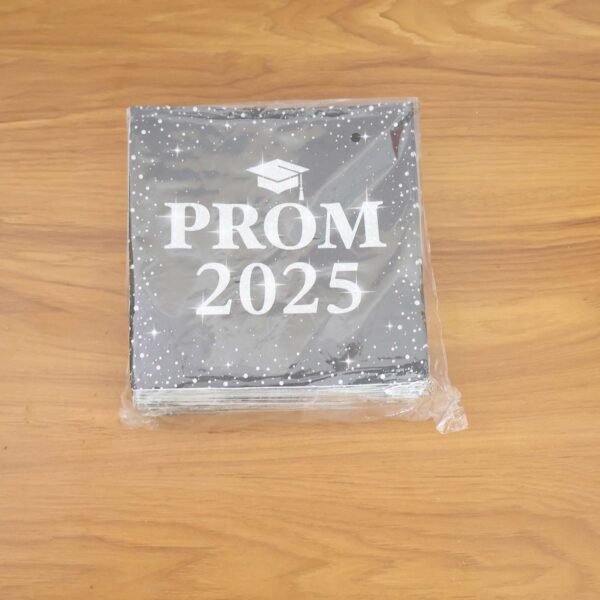 prom 2025 party napkins (33 x 33 cm / 100 pc)
