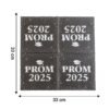 prom 2025 party napkins (33 x 33 cm / 100 pc)