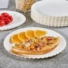 freshee 7 inch round compostable paper plate 25 pcs pack