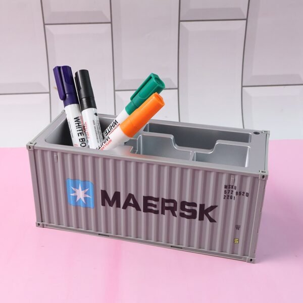 container style multi compartment desk organizer (1 pc)