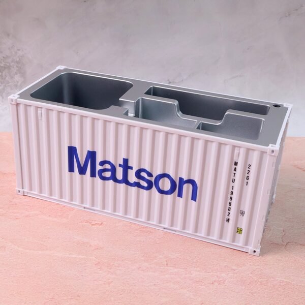 container style multi compartment desk organizer (1 pc)