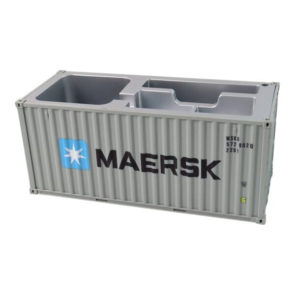 container style multi compartment desk organizer (1 pc)