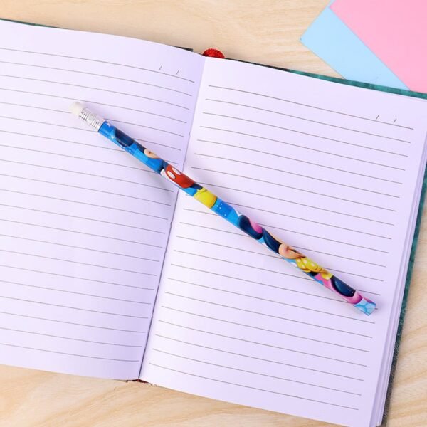 premium cartoon printed graphite pencils set of 12 pc