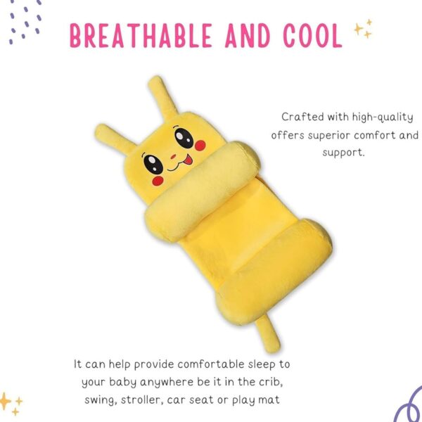 baby sliding pillow with soft support design (1 pc / mix color)