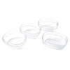 transparent multipurpose serving bowl set (4 pc set) transparent multipurpose serving bowl set (4 pc set)