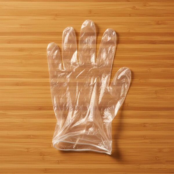 disposable clear gloves, 50 pc pack