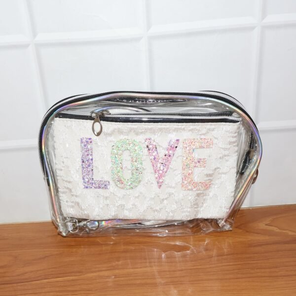 3 in 1 premium makeup bag set