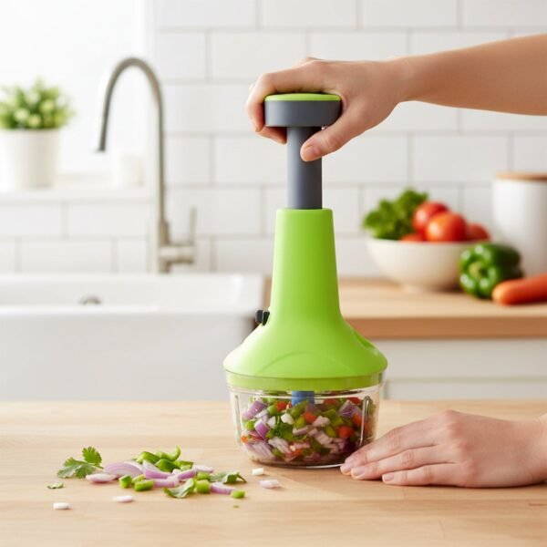 push down vegetable & fruit chopper (b grade / 750 ml)